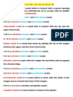 English Fricative