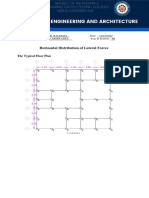 Horizontal Distribution of Lateral Forces: The Typical Floor Plan