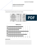 Reporte de Evaluación Iºb y Iºc