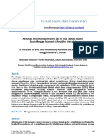 Uji Antiinflamsi in Vivo & in Vitro