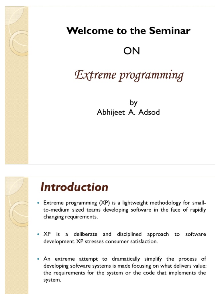 Extreme Programming | PDF | Product Development | Software Engineering