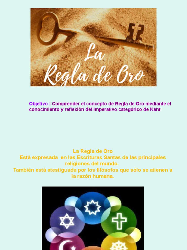 La Regla de Oro Clase 11-Octubre | PDF