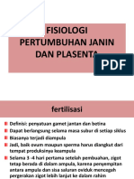 Fisiologi Perkembangan Janin Dan Plasenta