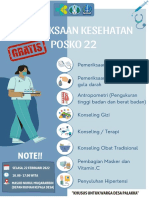 Pemeriksaan Kesehatan Posko 22: NOTE!!