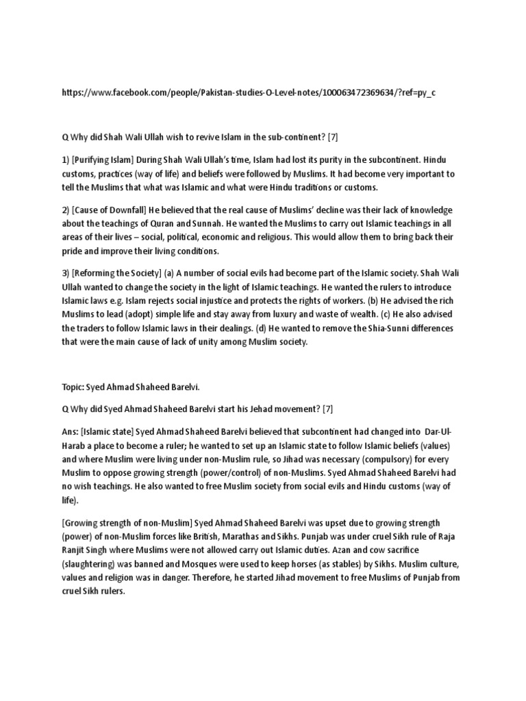 History questions notes o level pdf mughal empire british raj