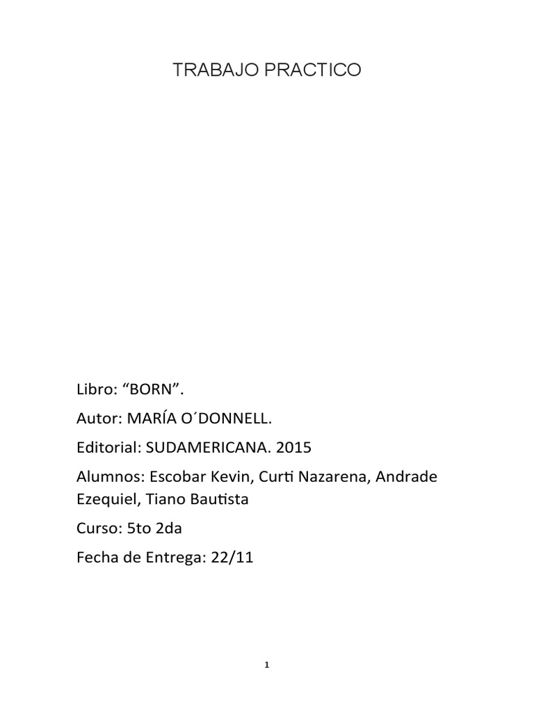 Análisis del libro 