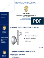 2.3 Calidad y Fidelidad Radioenlaces