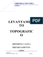Informe Topografico - Canta