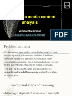 Semantic Media Content Analysis