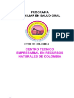 Programa Auxiliar Salud Oral