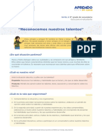 Aec Eib Amazonico Secundaria 5 Experiencia1 Experiencia de Aprendizaje 1 Quinto de Secundaria