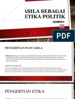 Pancasila Sebagai Etika Politik