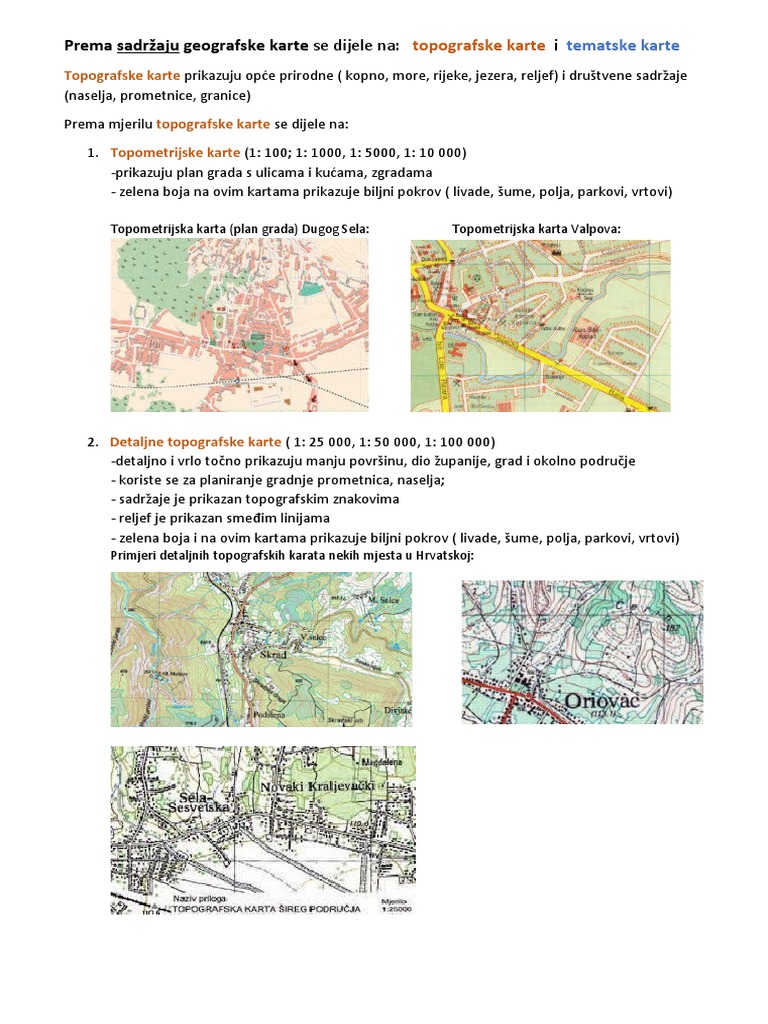 Geografske Karte | PDF