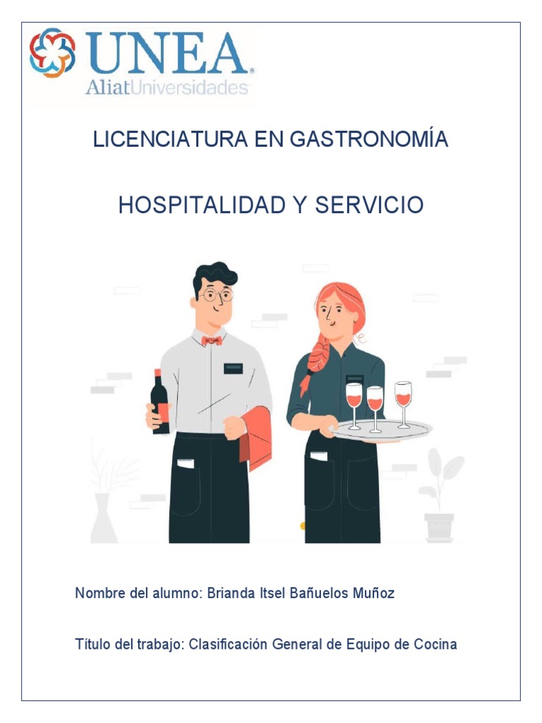 Clasificación de Utensilios de Cocina | PDF | Cuchillería | Camareros