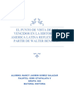 El punto de vista de los vencidos en América Latina según Walter Benjamin