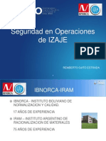 Seguridad en operaciones de izaje