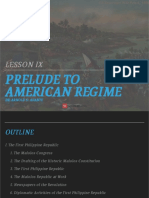 W12 - Prelude To American Regime