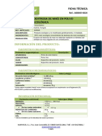 FICHA T CNICA Dextrosa de Maiz Ecologico A00845 0024