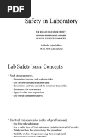 Safety in Laboratory