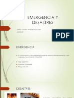 Emergencias y desastres: triaje y categorización de víctimas
