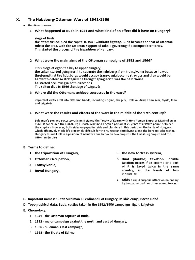 The Ottoman Occupation of Hungary An Analysis of the HabsburgOttoman