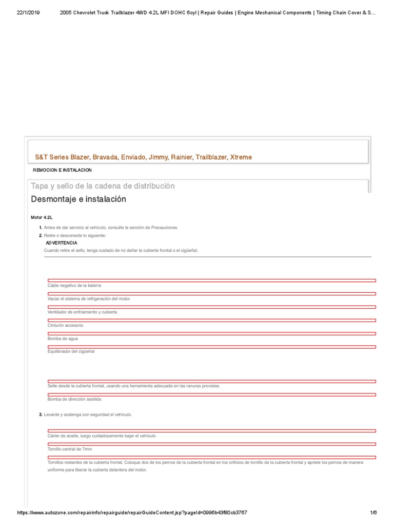 2005 CHEVROLET TRAILBLAZER MANUAL PDF visual data 2
