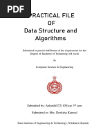 Practical File OF Data Structure and Algorithms