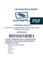 Reingeniería de procesos en instituciones educativas