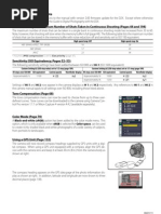 The D2X Firmware Update: Sensitivity (ISO Equivalency Pages 52-53)