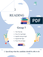 Group 5 - Test Reading