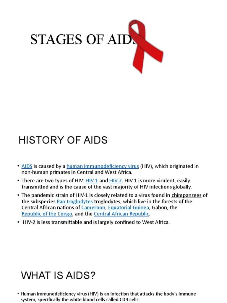 Stages of Aids | PDF | Hiv | Hiv/Aids