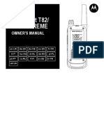 Manual Usuario Motorola T82 Extreme