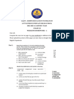 Grade 10 Answer Key 1