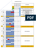 Calendarizacion Oficial 2022