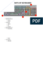 Parts of Keyboard