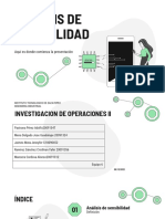 Analisis de Sensibilidad