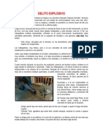 Texto Policial - Delito Explosivo