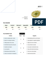 My Oceans: Open Control Extrovert Agreeable Neurotic Stamina