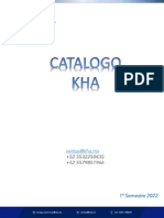 Catalogo - KHA 2022 Semestre 1 Ver1