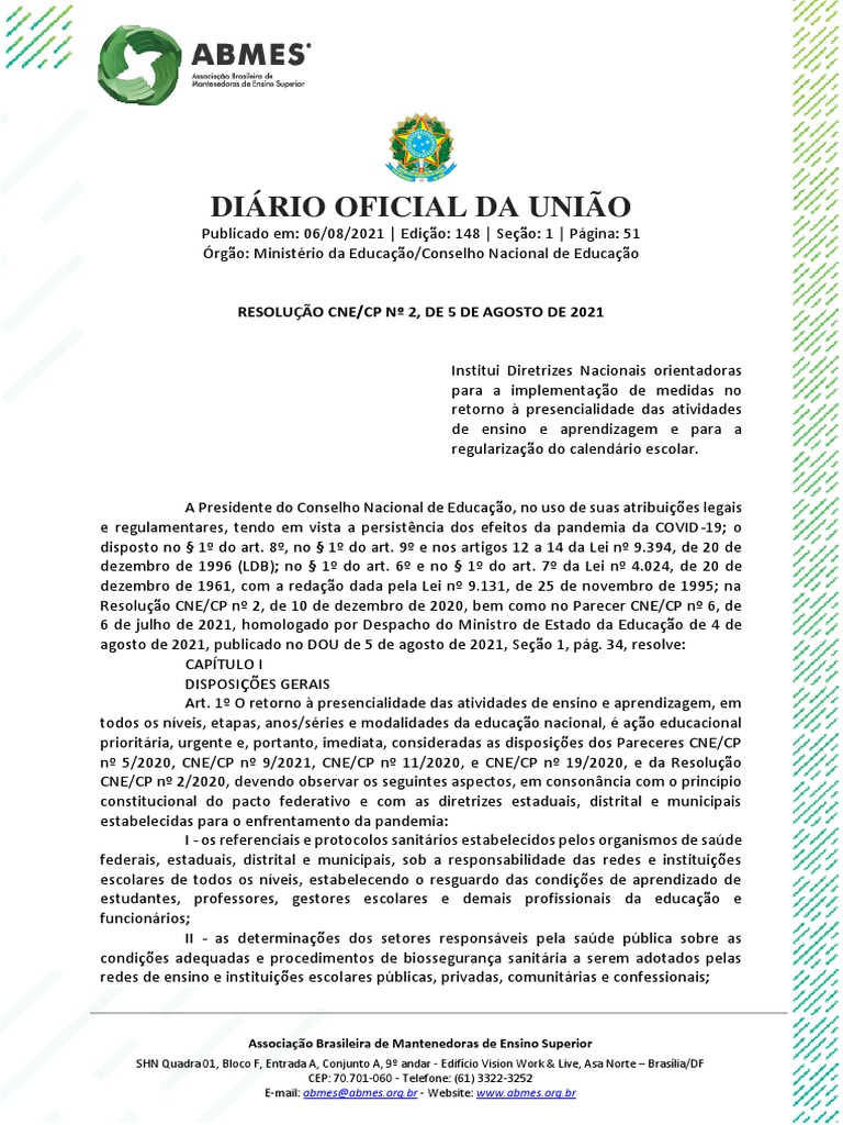 7 - Resolucao-Cne-Cp-002-2021-08-05 | PDF | Educação Especial
