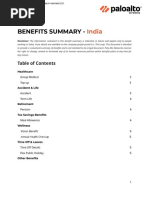 Benefits Summary India