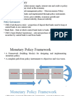 Monetary Policy Framework