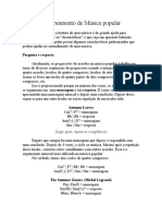 Métrica e Mapeamento de Música Popular