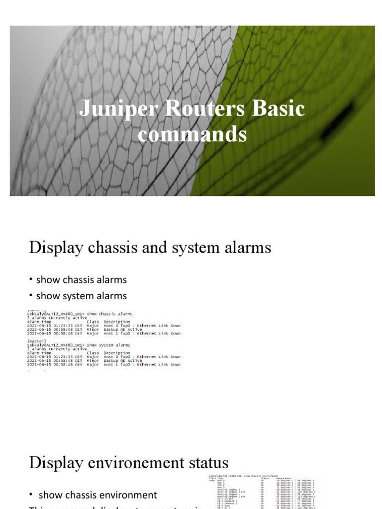 Juniper Routers Basic Commands PDF Networking Multiprotocol Label