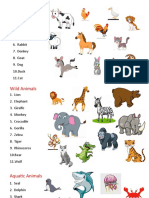 Animals and Prepositions