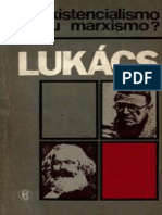 György Lukács Existencialismo Ou Marxismo