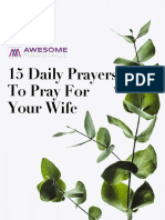 15 Daily Prayers For Your Wife Bundle