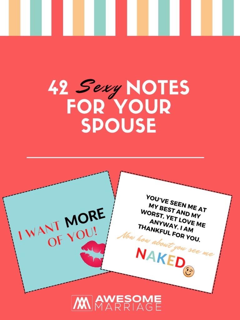 Flirty Love Notes for Your Partner | PDF | Poetry