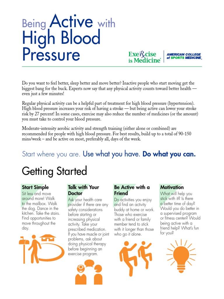 EIM RX For Health Hypertension PDF Weight Training Strength