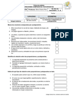 SESIÓN 3 FICHA DE ANÁLISIS Oraciones Compuestas Yuxtapuestas